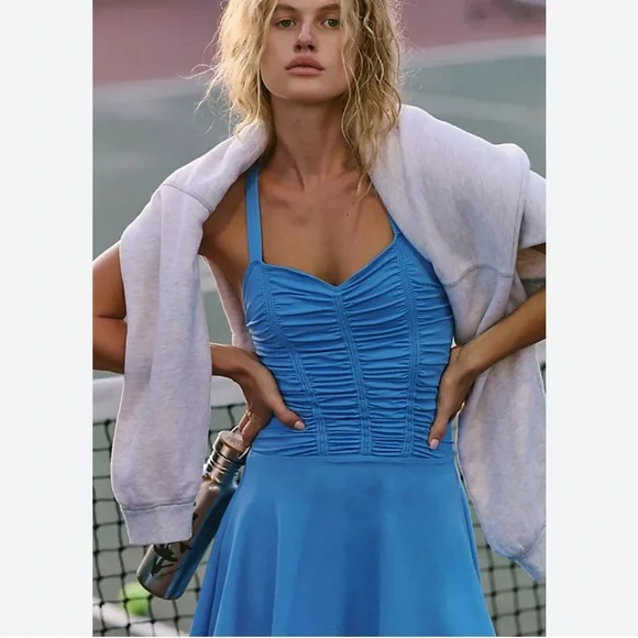 < New FP Movement Good Karma Ruched Dress Set > - Picture 1 of 8